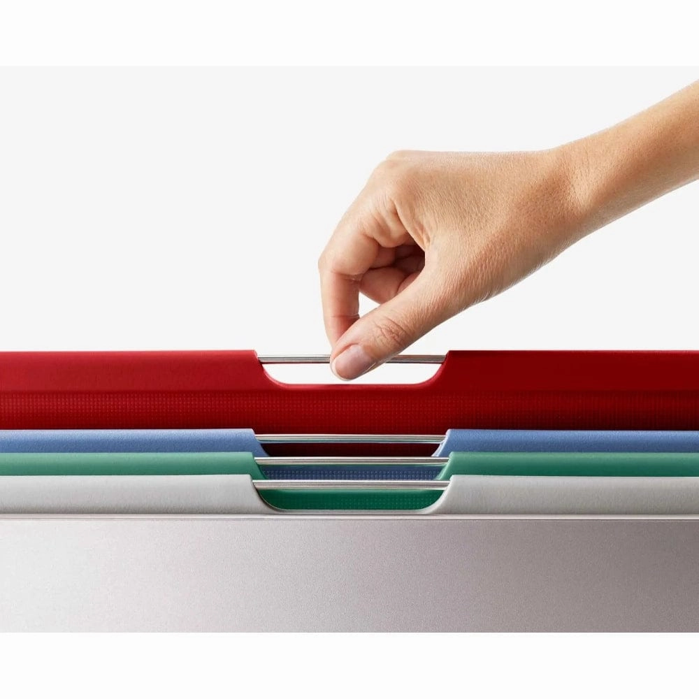 Joseph Joseph Folio 4-piece Coast Chopping Board Set Large In Silver