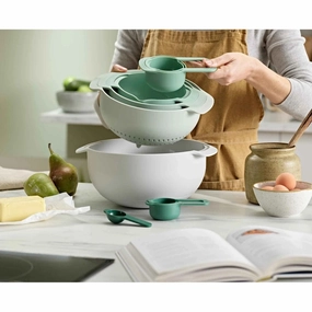 Joseph Joseph Nest 9 Plus Bowl Set In Green Kitchen,modern kitchen essentials