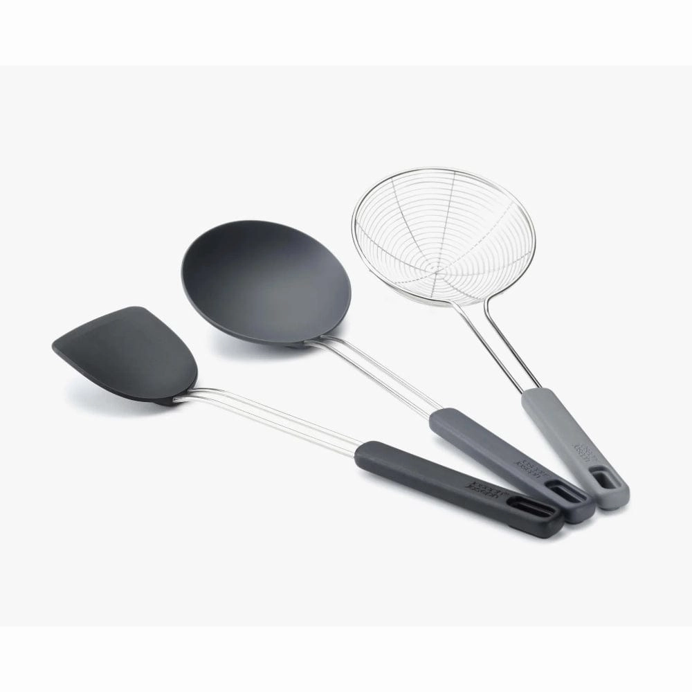 Joseph Joseph Nest Fusion 3-piece Black Wok Utensil Set