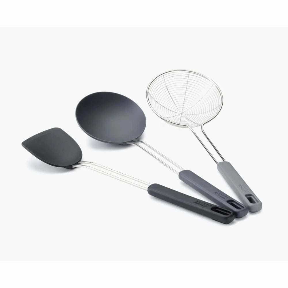 Joseph Joseph Nest Fusion 3-piece Black Wok Utensil Set