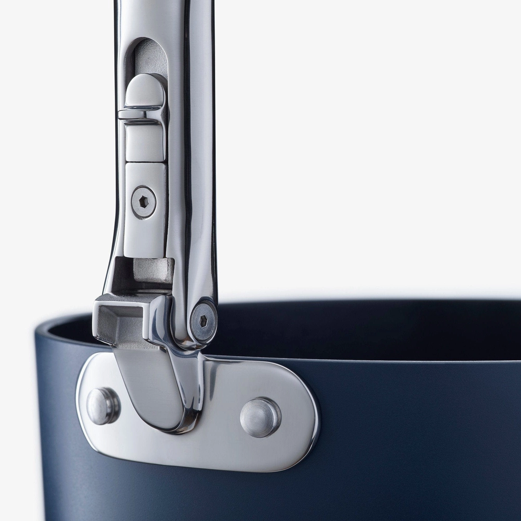 Joseph Joseph  Space Folding Handle Ceramic Non-stick 15cm Blue Saucepan & Lid