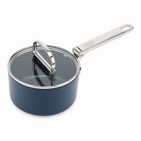Joseph Joseph  Space Folding Handle Ceramic Non-stick 15cm Blue Saucepan & Lid Kitchen,modern kitchen essentials