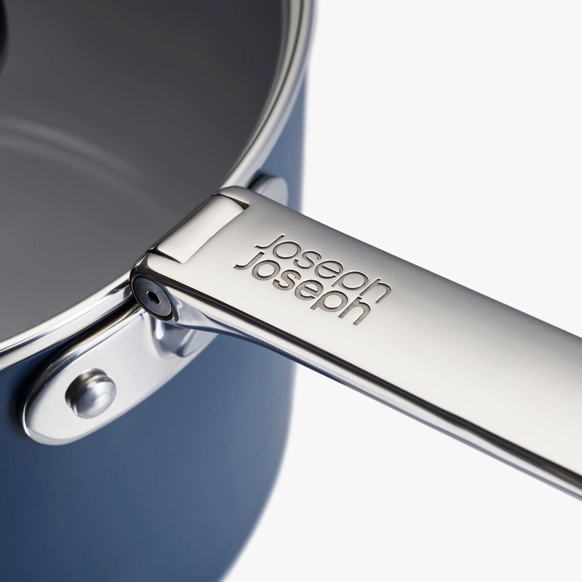 Joseph Joseph  Space Folding Handle Ceramic Non-stick 15cm Blue Saucepan & Lid