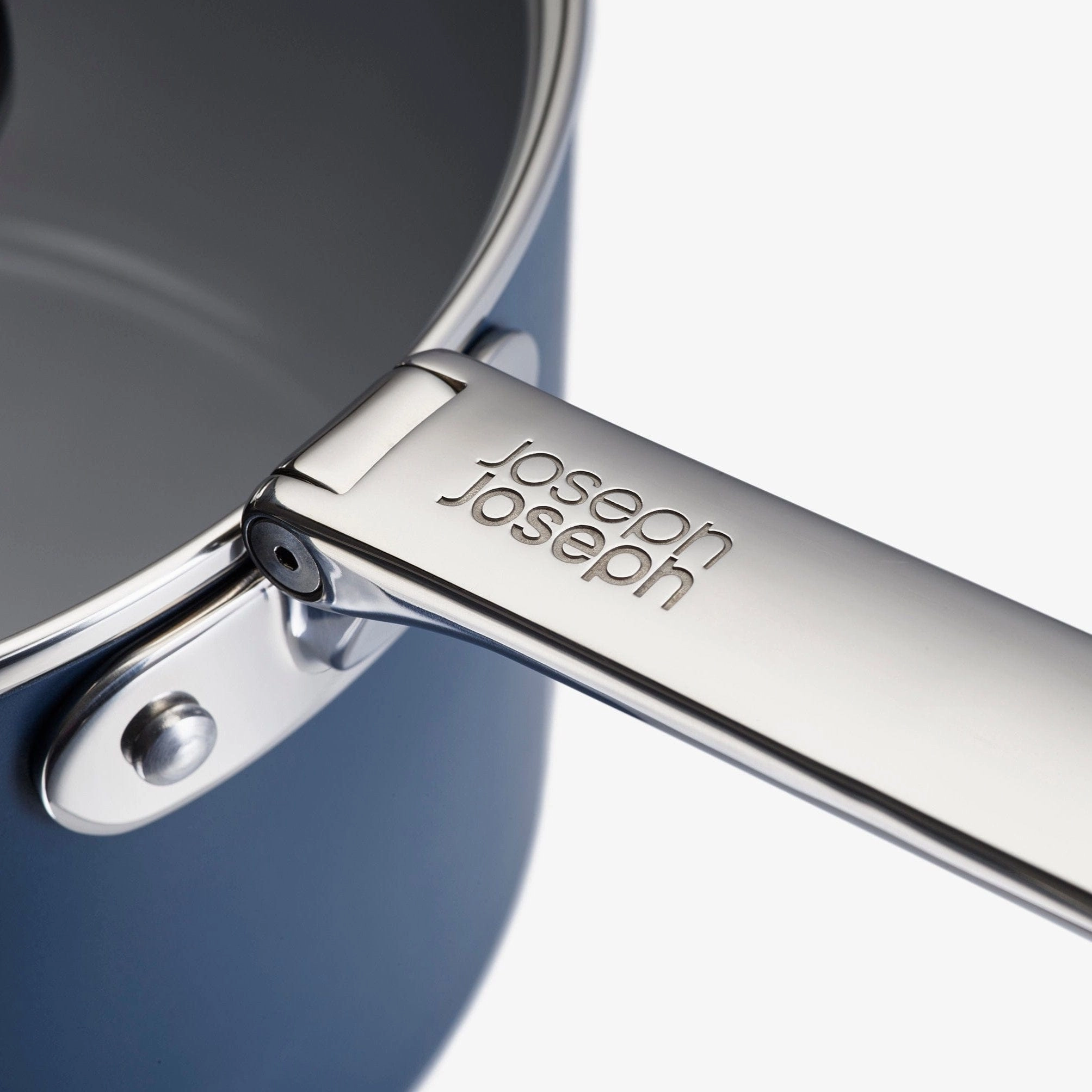 Joseph Joseph Space Folding Handle Ceramic Non-stick 19cm Blue Saucepan & Lid