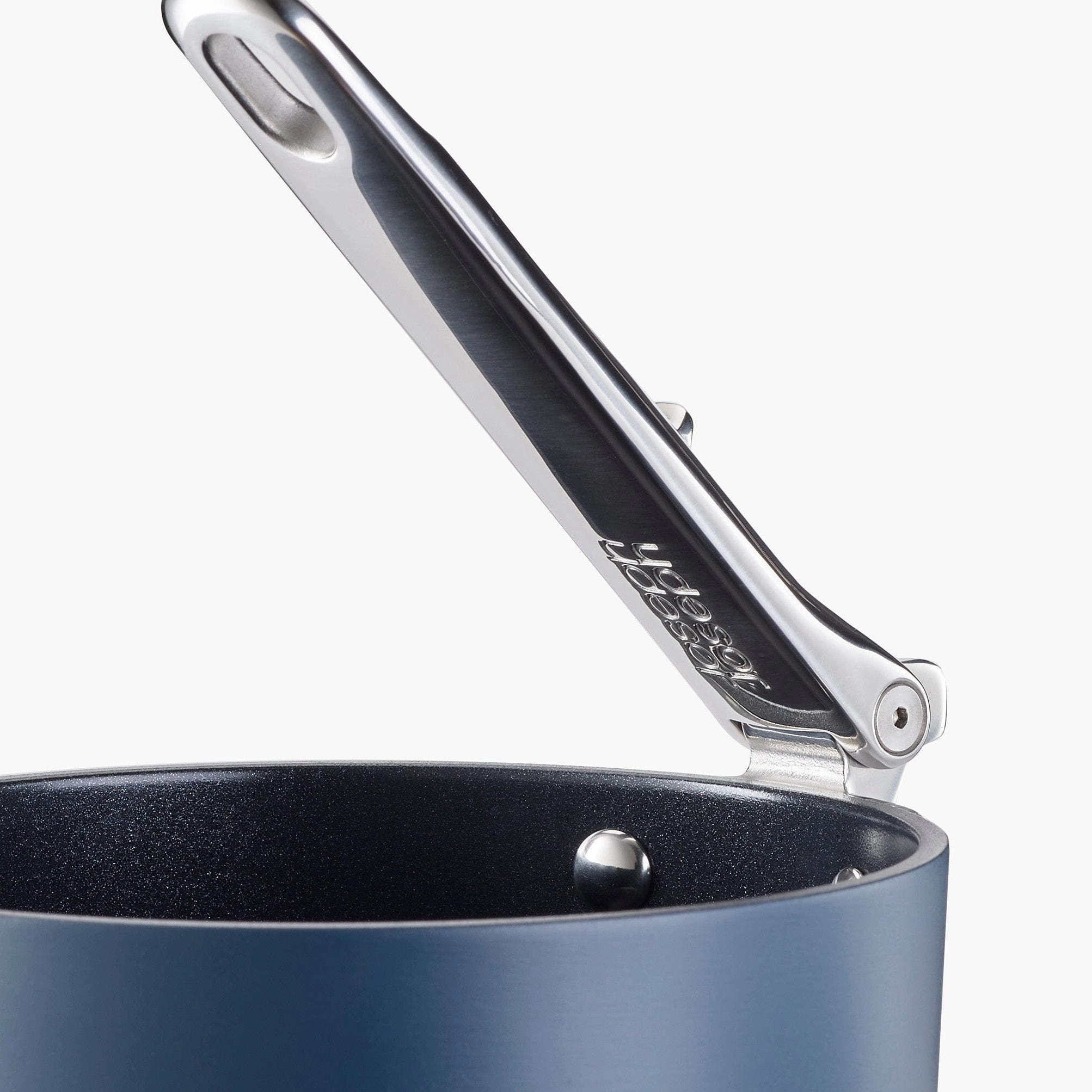 Joseph Joseph Space Folding Handle Ceramic Non-stick 19cm Blue Saucepan & Lid