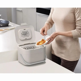 Joseph Joseph Stack 4L Food Waste Caddy In Stone Kitchen Accessories,kitchen counter accessories