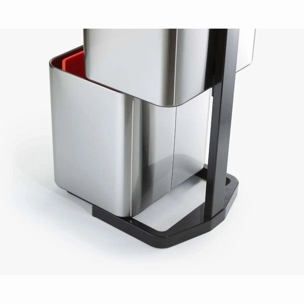 Joseph Joseph Totem Max 60L Stainless-steel Waste & Recycling Bin