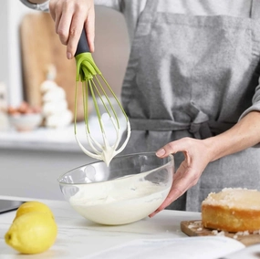 Joseph Joseph Twist 2-in-1 Green Whisk Kitchen Accessories,kitchen counter accessories