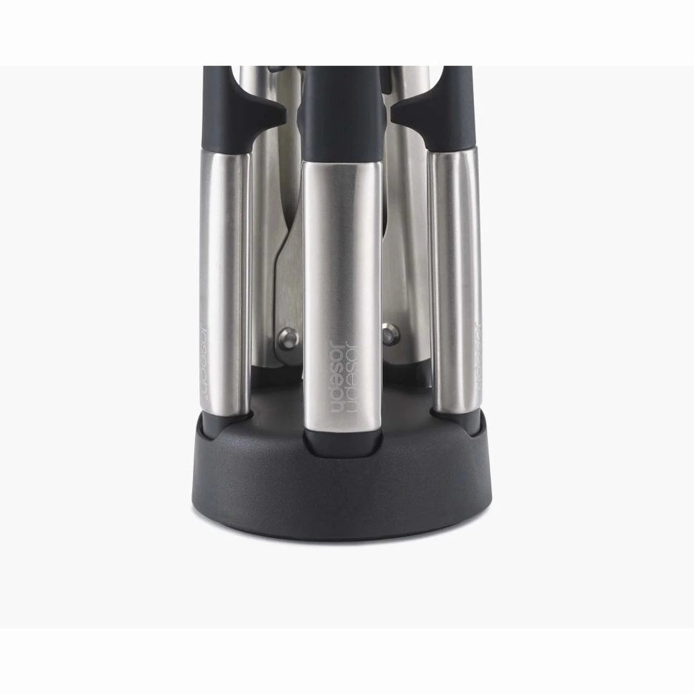 Joseph Jospeh Elevate Fusion 5-piece Stainless-steel Utensil Set with Compact Stand