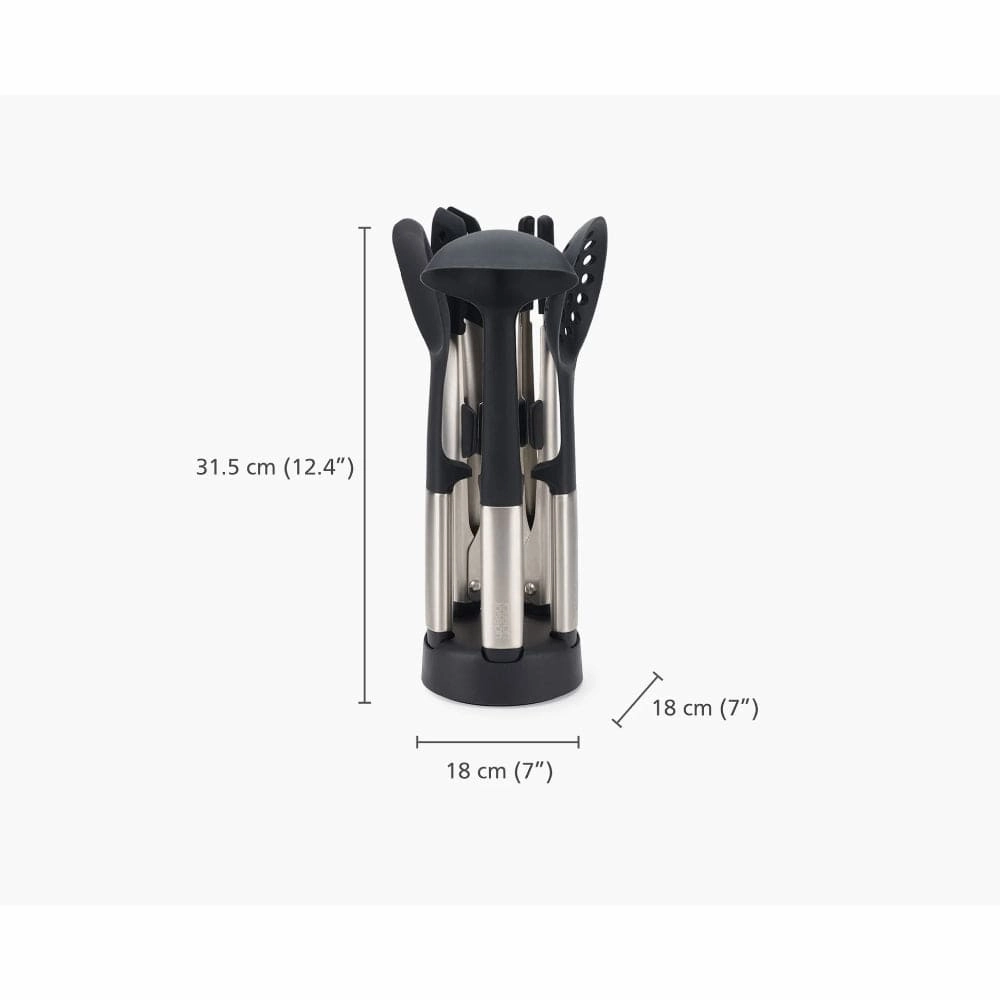 Joseph Jospeh Elevate Fusion 5-piece Stainless-steel Utensil Set with Compact Stand