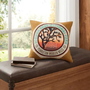 Joshua Tree National Park Patch Pillow exotic cowhide rug, leather rug