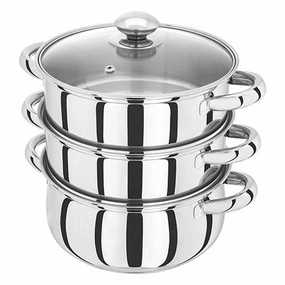 Judge Horwood Basics 20cm 3 Tier Steamer Kitchen,modern kitchen essentials