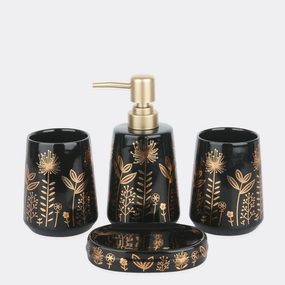 Jungle  Bath Set Shower Curtain,Waterproof Curtain