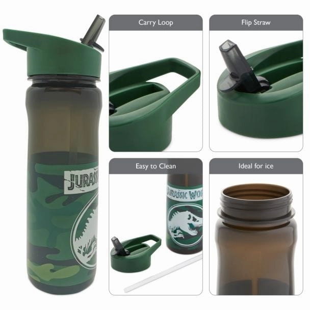 Jurassic World Camo 600ml Pp Sports Bottle