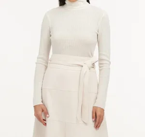Kayden Knit Top In Chalk