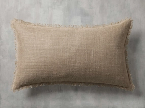 Khai Lumbar Pillow Cover in Khaki Pillows & Pillow Covers,throw pillow covers