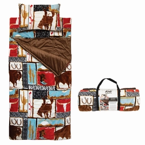 Kids Western Slumber Bag bookcase, standing shelf