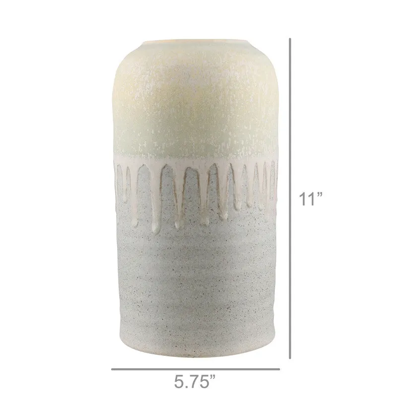 Kina Vase, Ceramic - Green