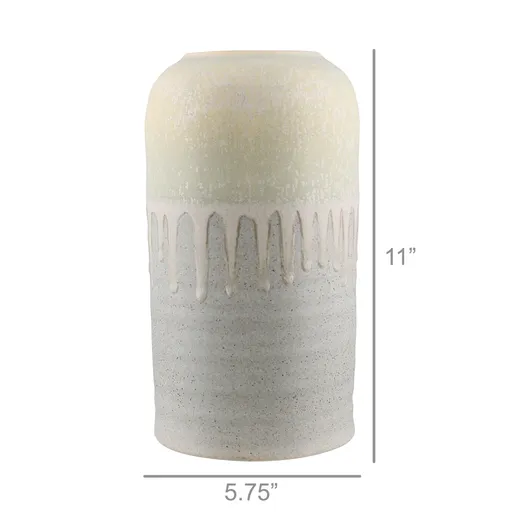 Kina Vase, Ceramic - Green