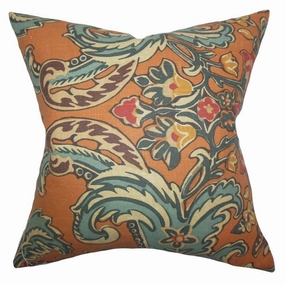 Kiriah Floral Euro Sham Cinnamon pillowcases,cotton pillow covers,bed linen