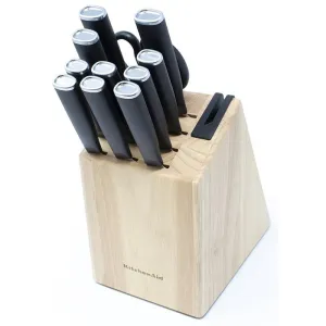 KitchenAid Classic 12-Piece Knife Block Set KE12TRBXOBCN jute rug, burlap rug