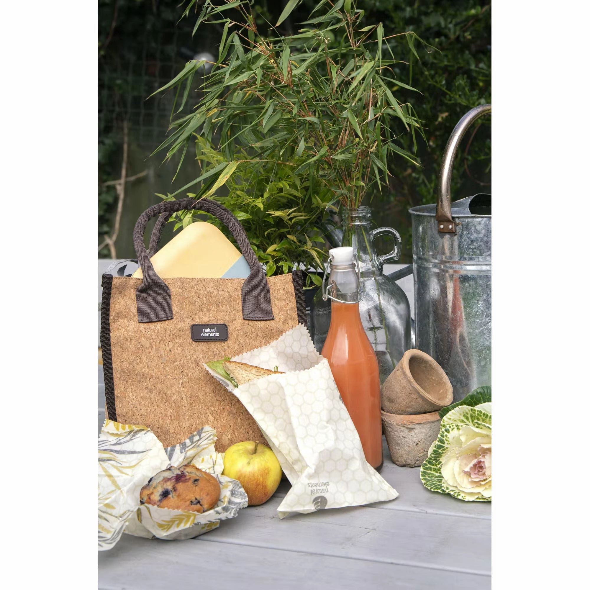 KitchenCraft Natural Elements Eco-Friendly Set of Two Beeswax Sandwich Bags