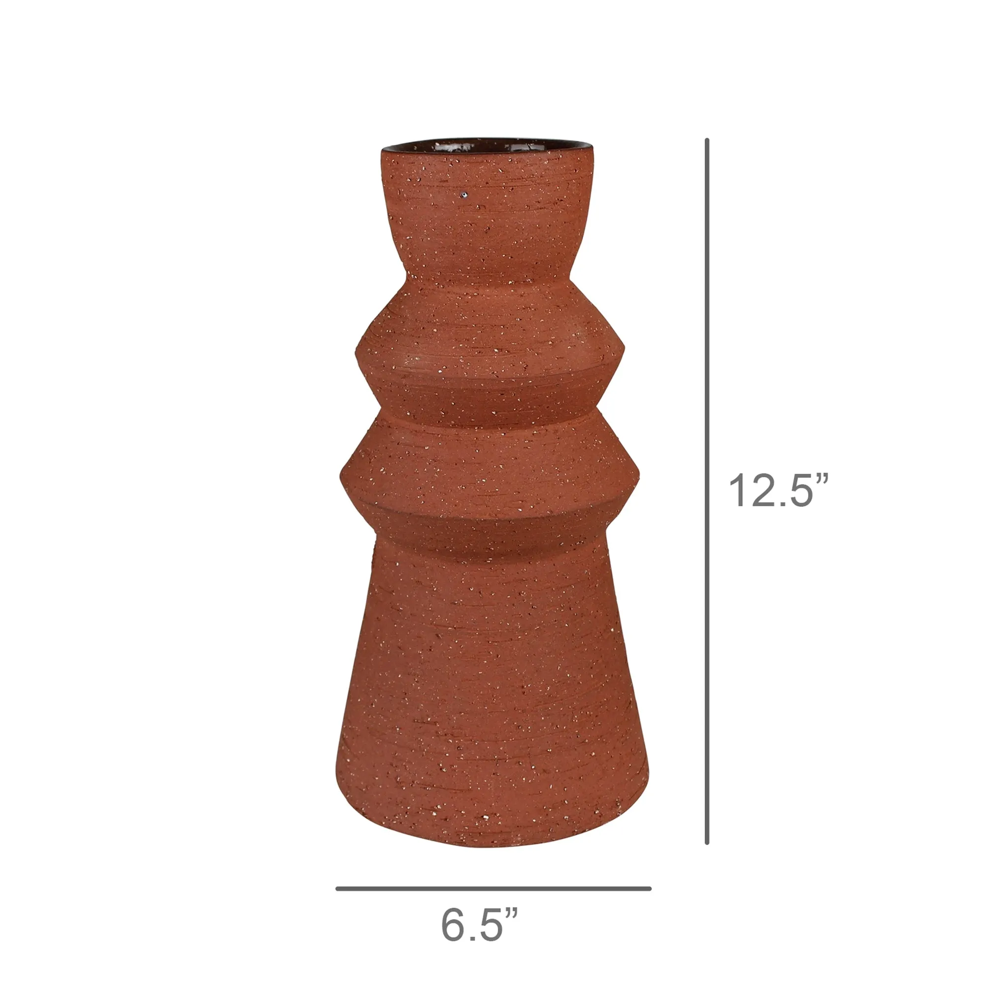 Kosta Vase, Terra Cotta Cement - Tall