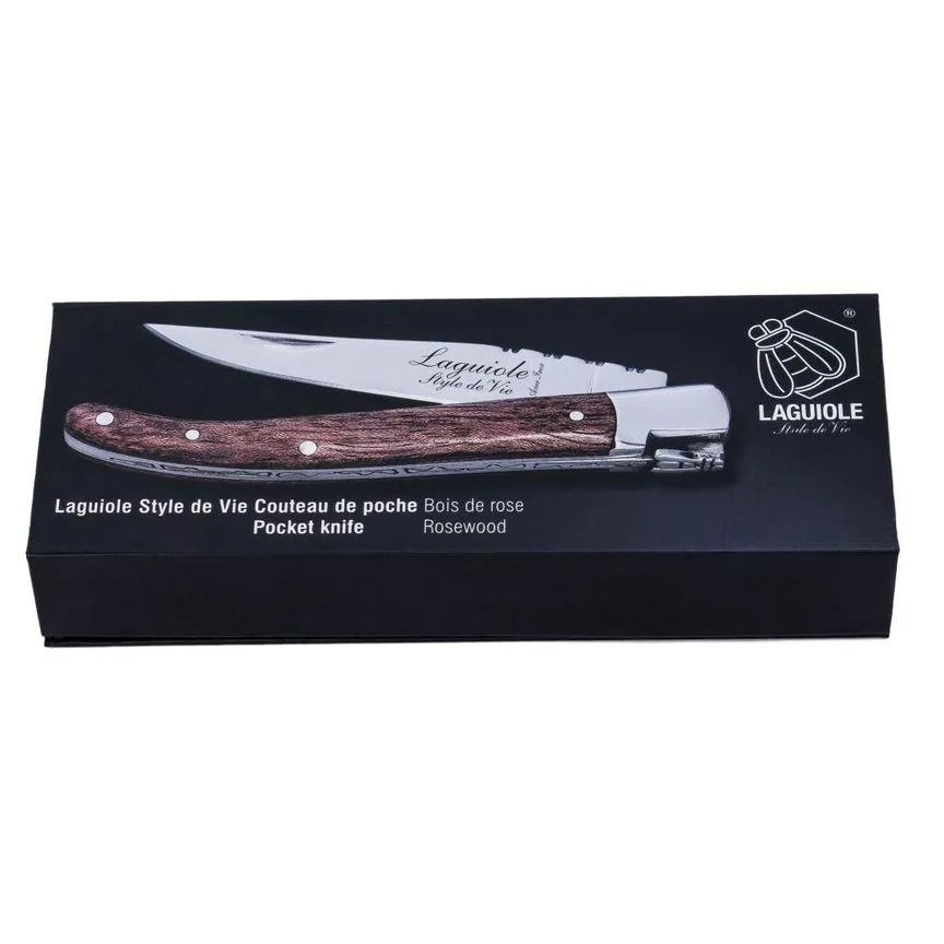 Laguiole Olive Wood Pocket Knife ExclPocketOlive
