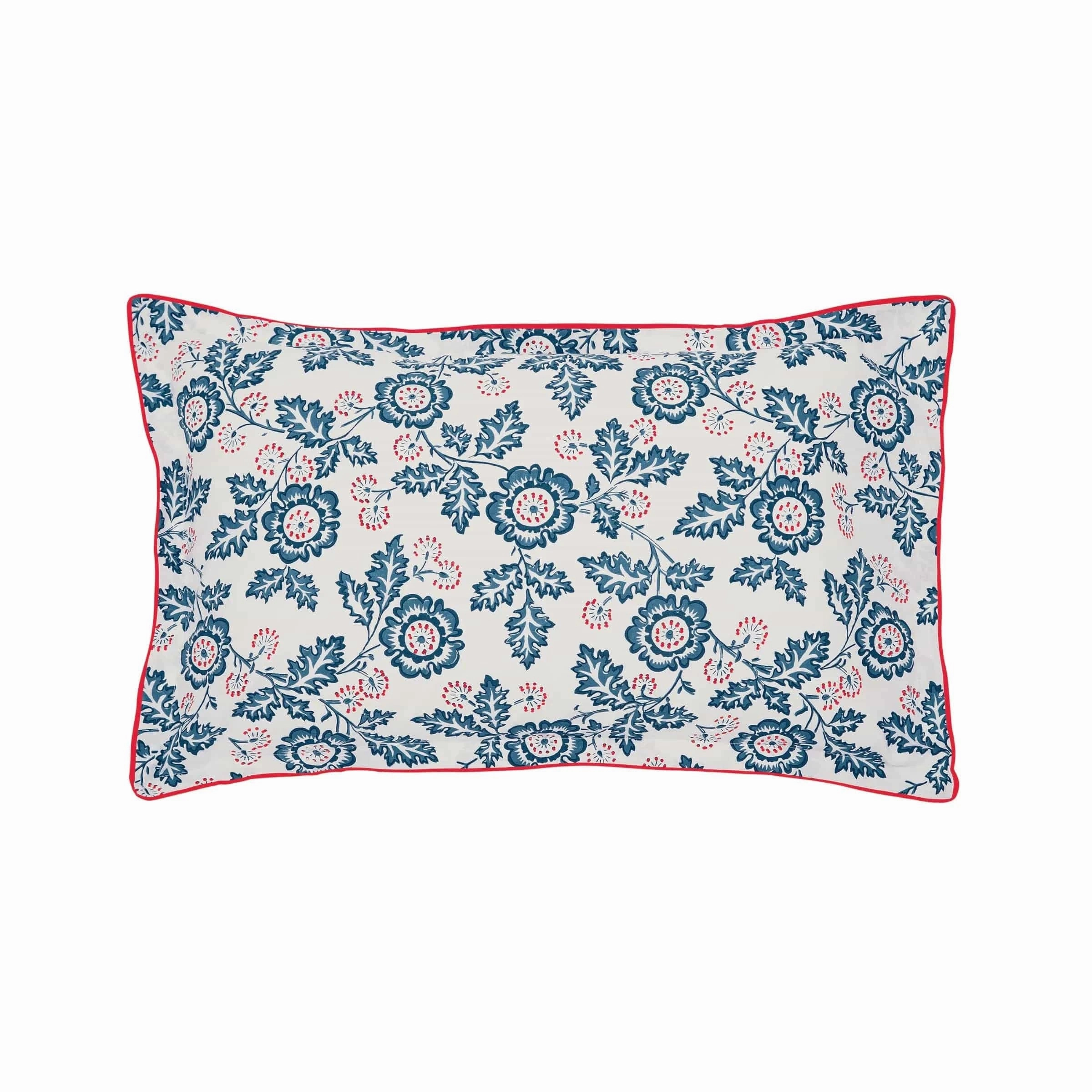 Land & Shore River Double Bedding in Blue/Red