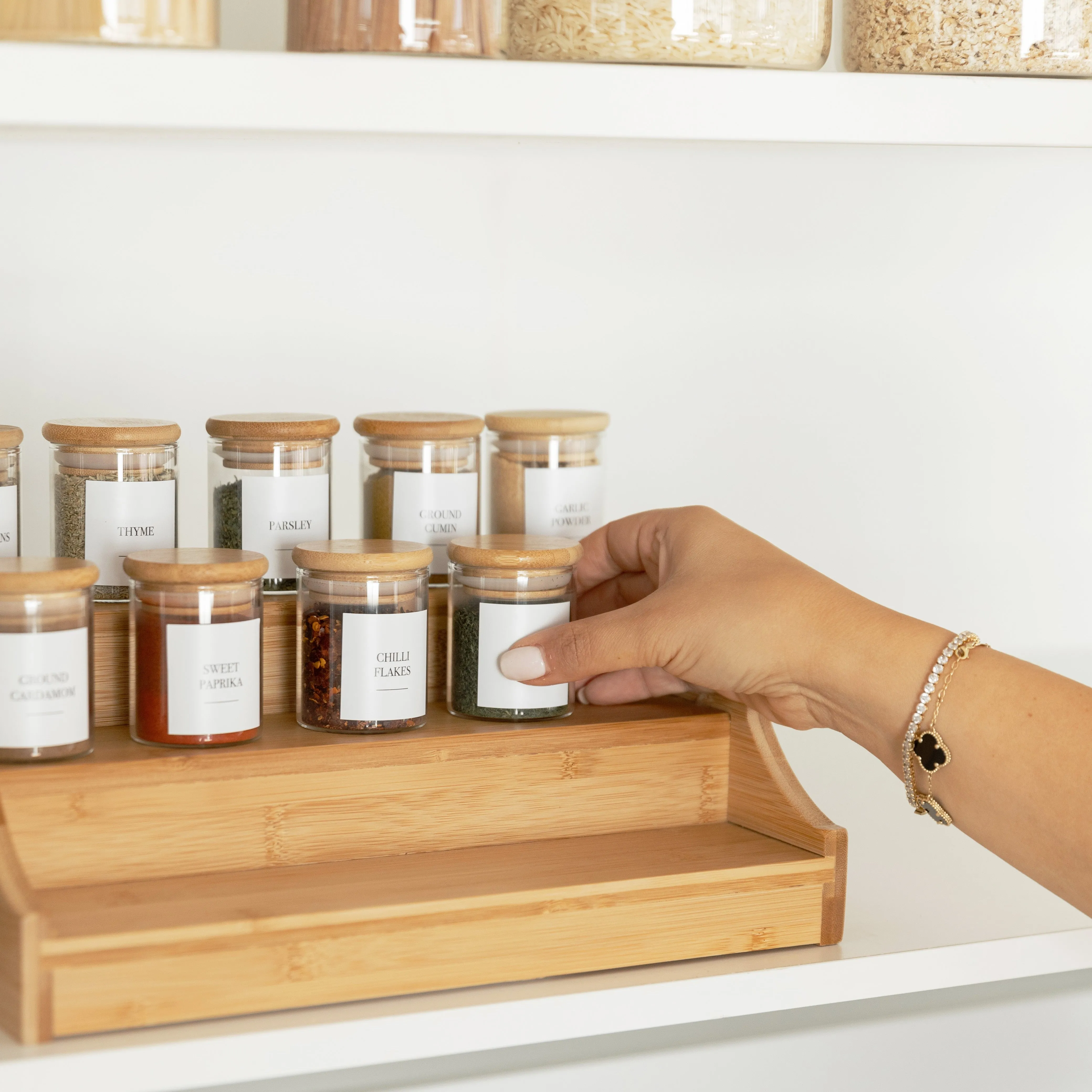 Large Bamboo Shelf