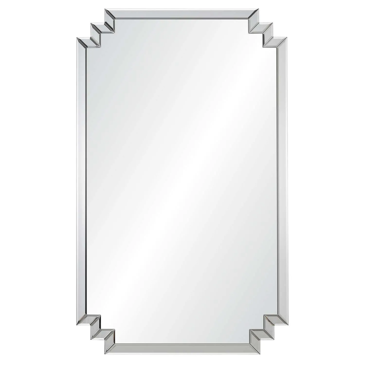 Large Silver Celerie Kemble Stair Stepped Corners Wall Mirror Cutting Board,Kitchen Board