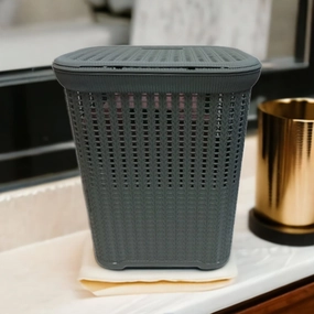 Laundry Basket Bin with Handle & Lid 436 fabric hamper,portable laundry bin,laundry storage