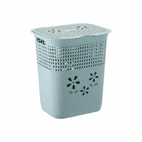 Laundy Basket Green with Lid 430 fabric hamper,portable laundry bin,laundry storage