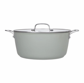 Laura Ashley Casserole Pot & Glass Lid 28cm In Sage Leaf Kitchen,modern kitchen essentials