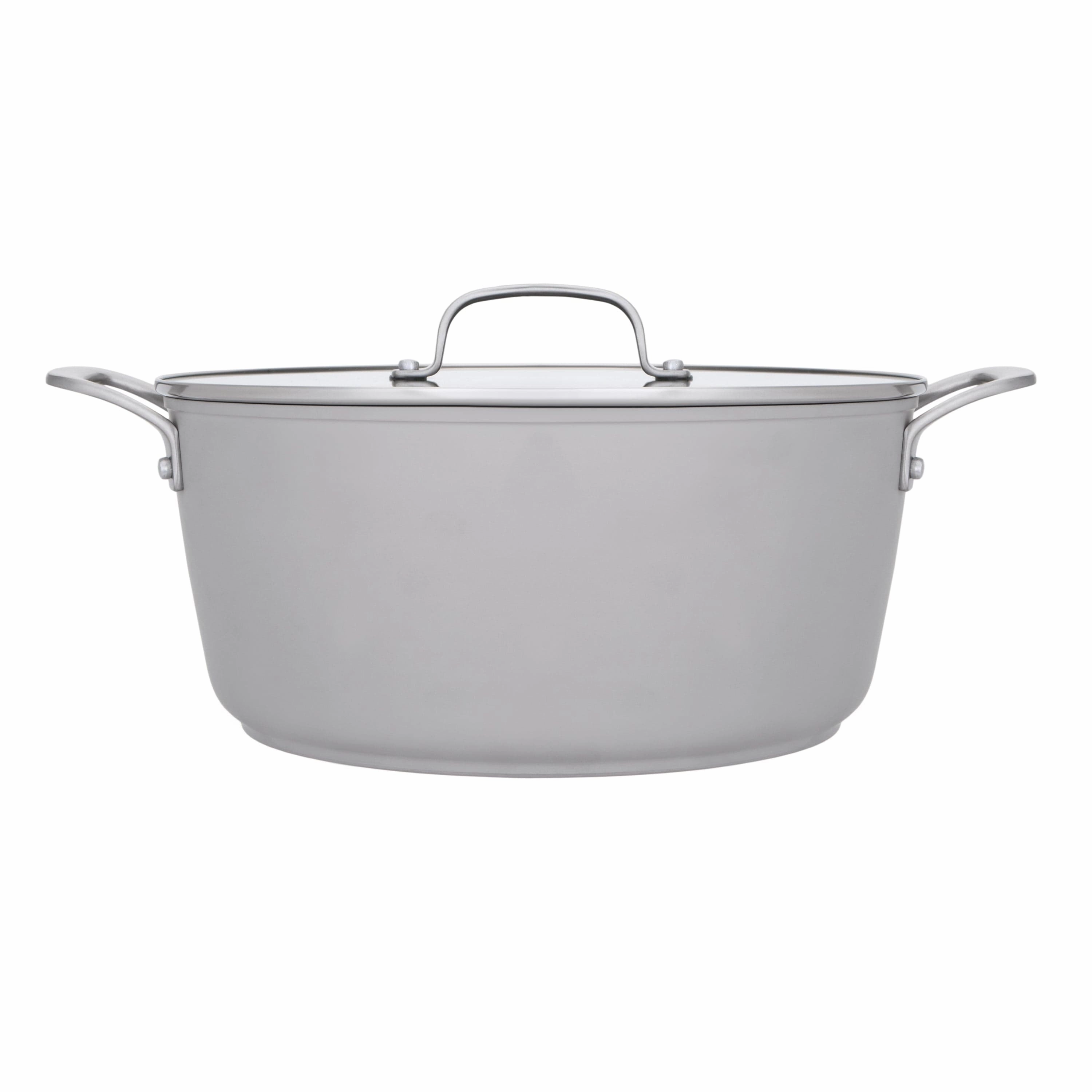 Laura Ashley Casserole Pot with Glass Lid 28cm In Dove Grey Kitchen,modern kitchen essentials