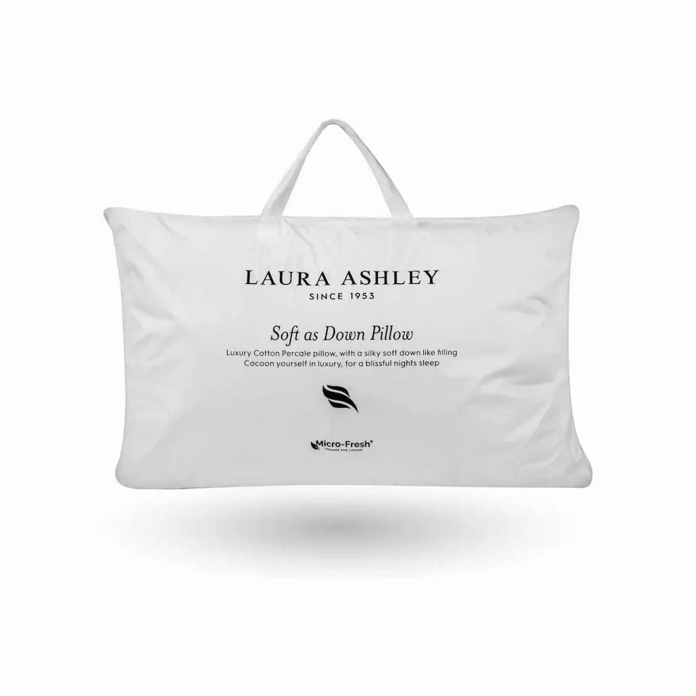 Laura Ashley Cotton Soft as Down Pillow Pillows,bed sleeping pillows