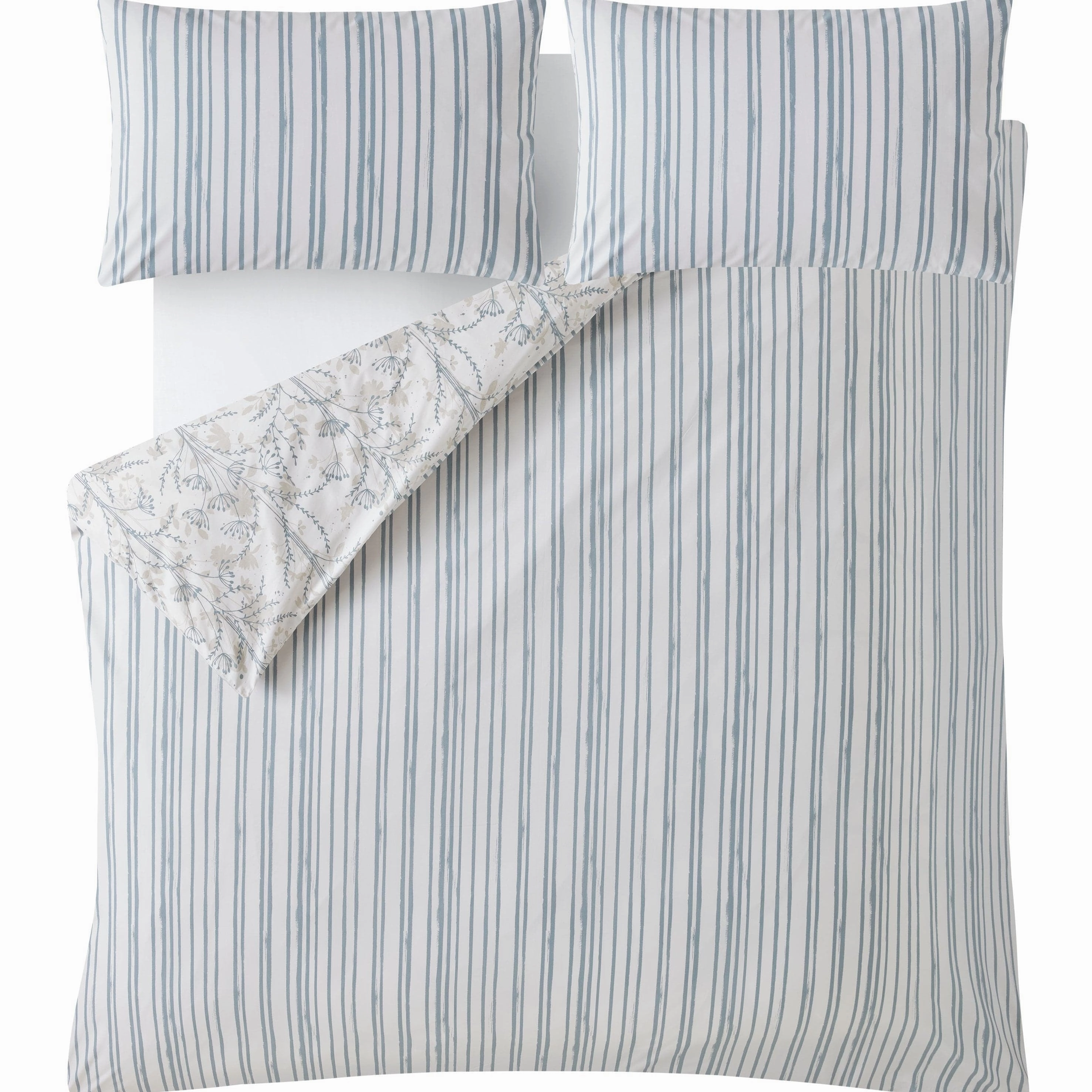 Laura Ashley Fennelton Double Duvet Set In Natural