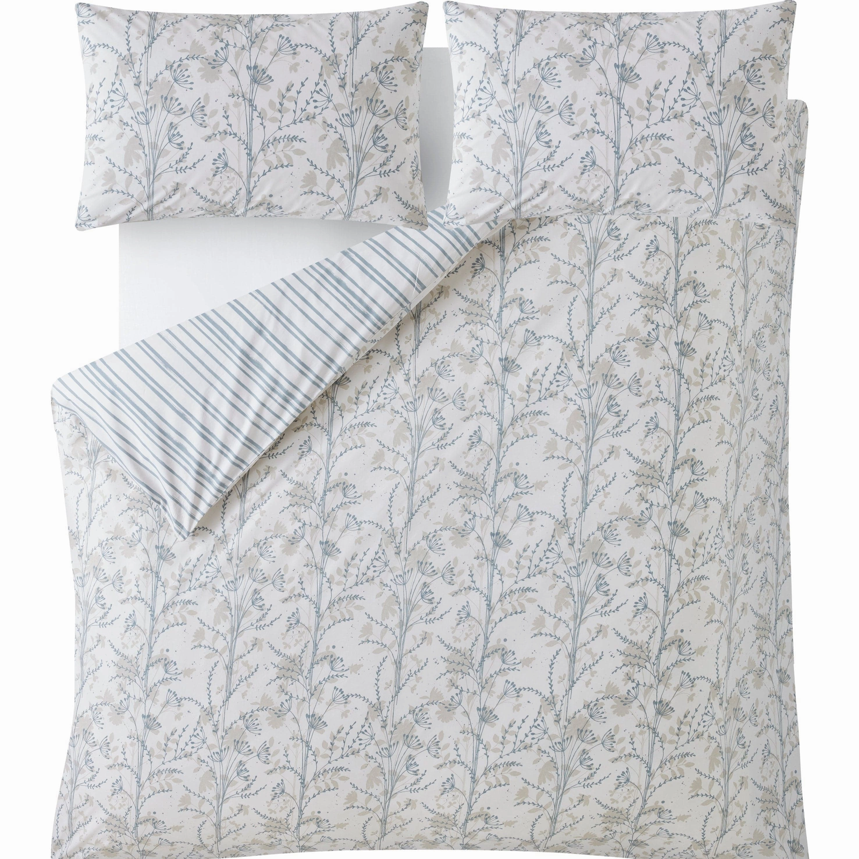 Laura Ashley Fennelton Double Duvet Set In Natural