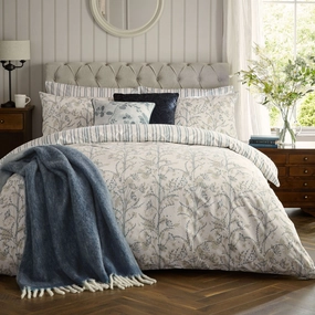 Laura Ashley Fennelton Double Duvet Set In Natural Bedding,luxury bedding sets