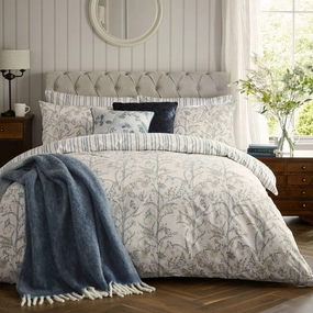 Laura Ashley Fennelton King Duvet Set In Natural Bedding,luxury bedding sets