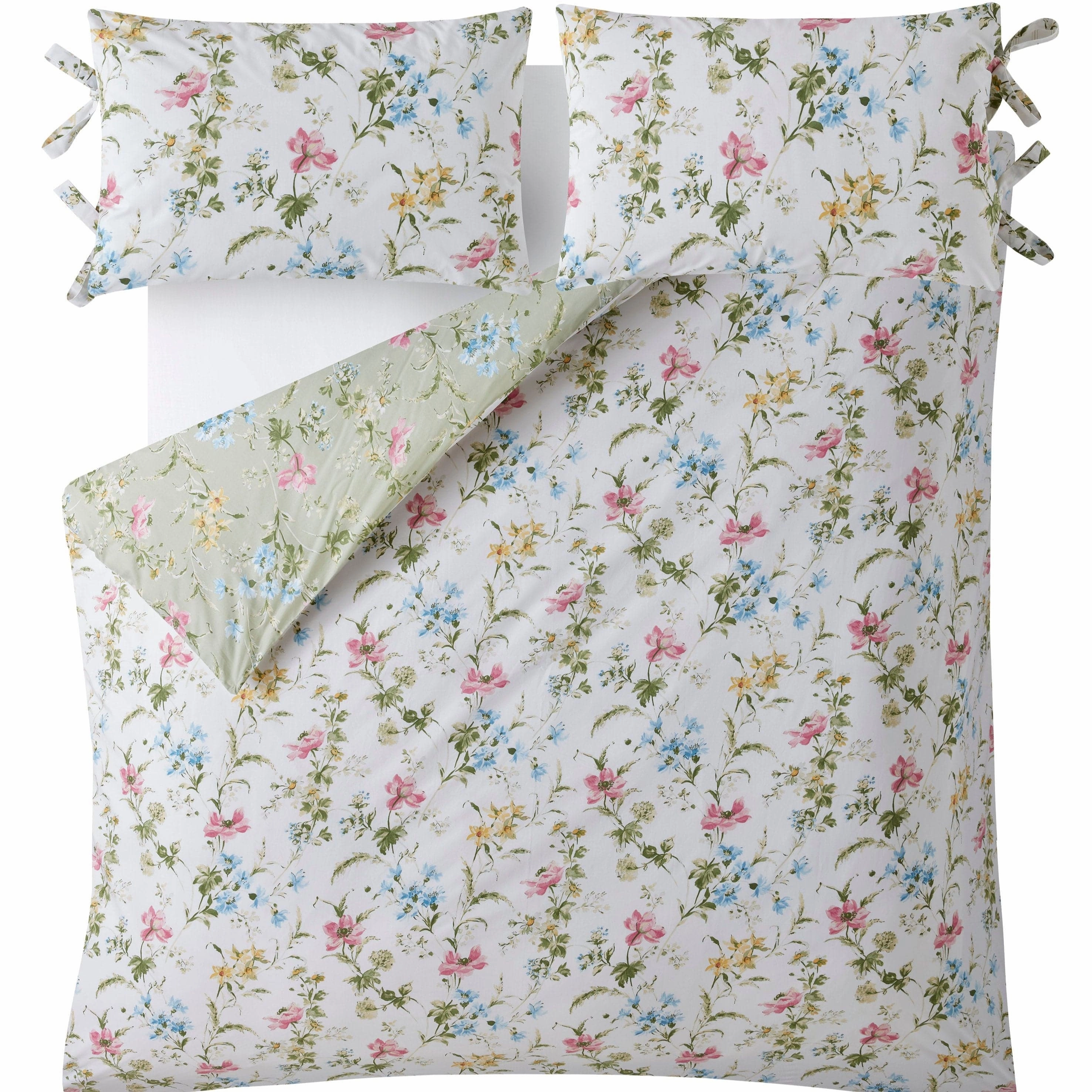 Laura Ashley Poppy Meadow King Duvet Cover Set