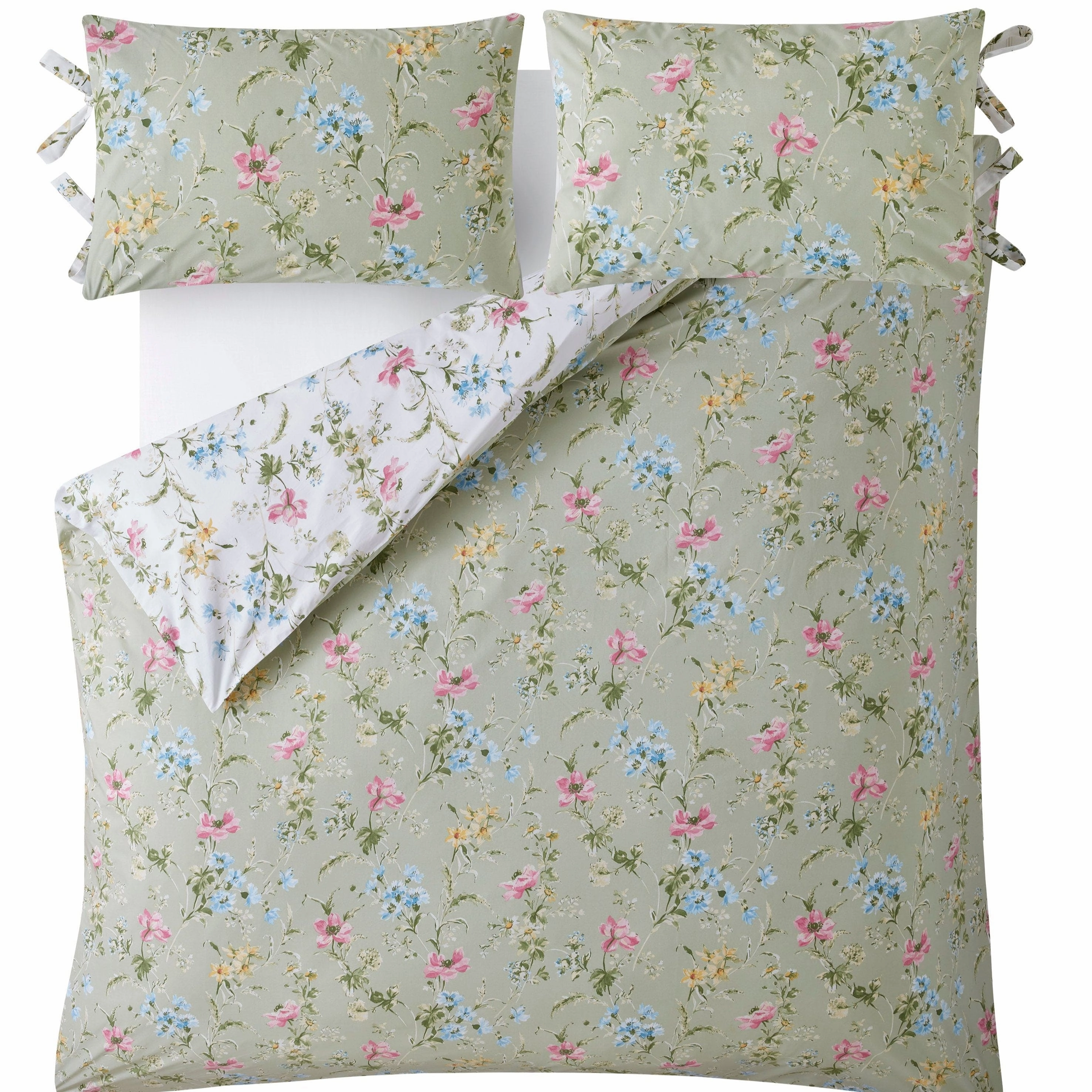 Laura Ashley Poppy Meadow King Duvet Cover Set