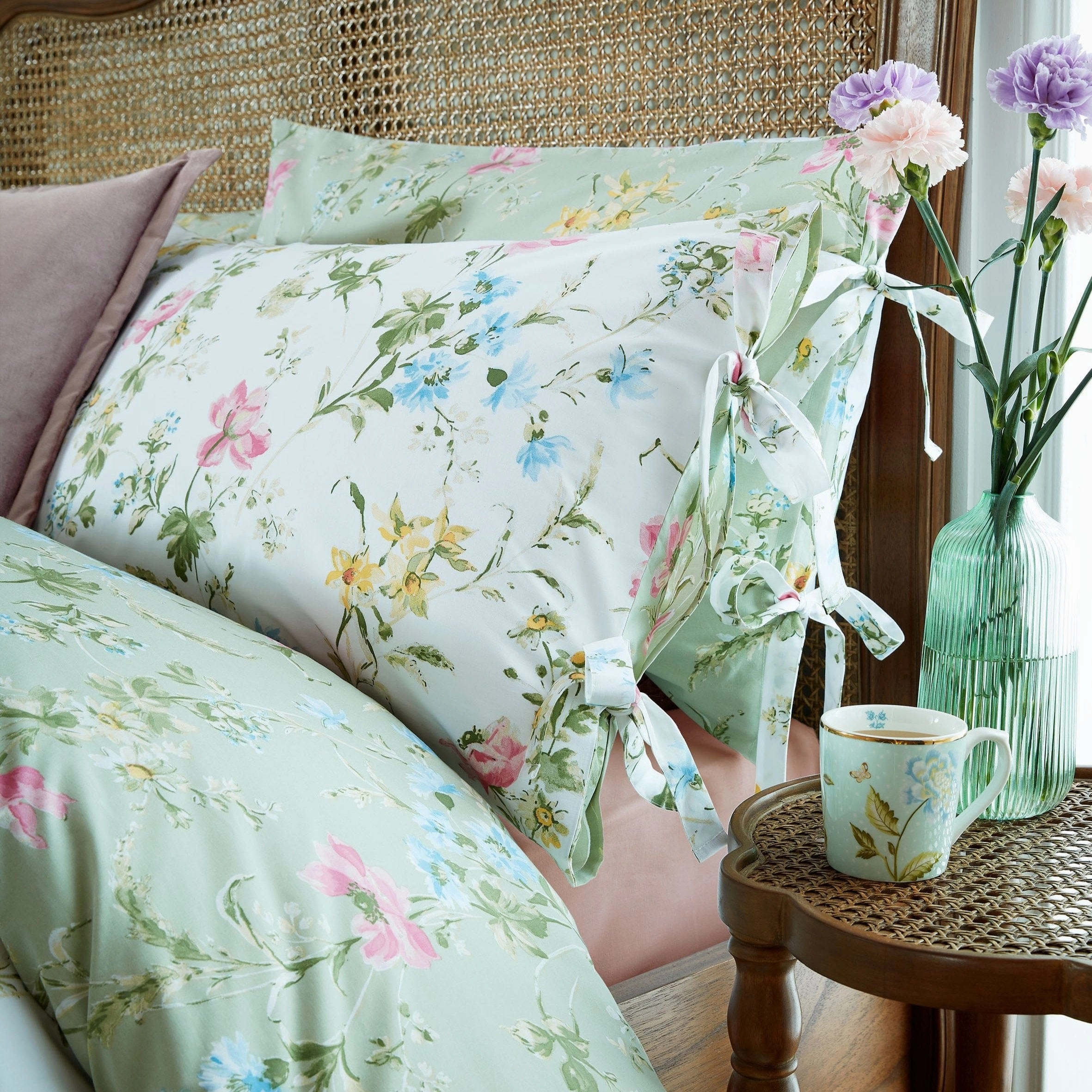 Laura Ashley Poppy Meadow King Duvet Cover Set