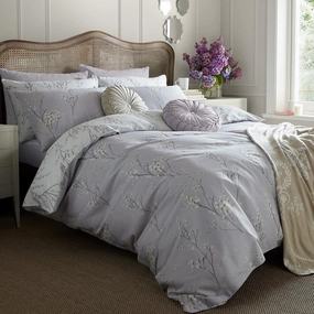 Laura Ashley Pussy Willow Double Quilt Set 200cm x 200cm in Lavender Bedding,luxury bedding sets