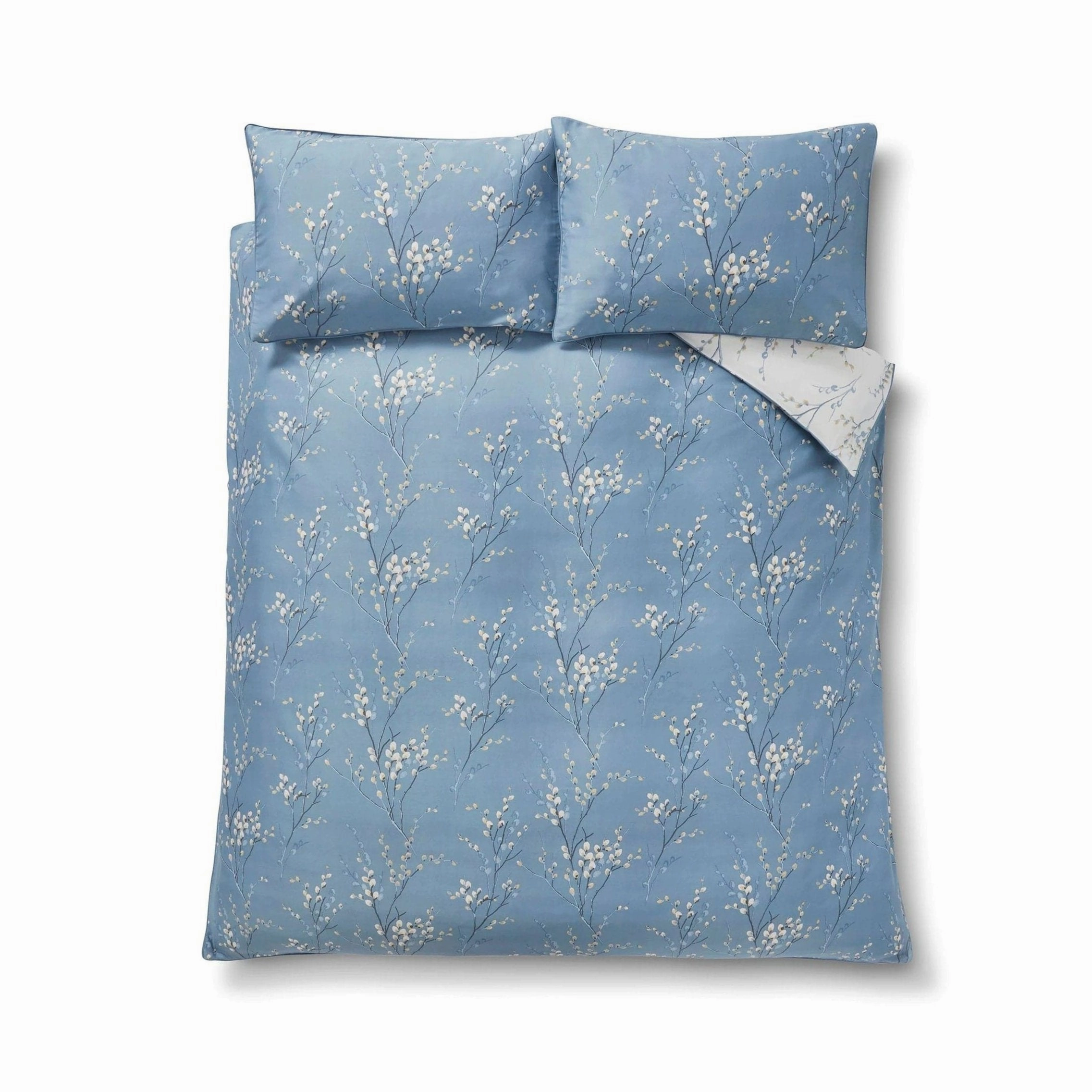 Laura Ashley Pussy Willow Duvet Cover and Pillowcase Set Seaspray