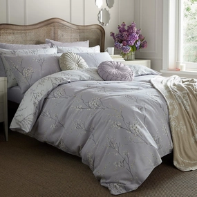 Laura Ashley Pussy Willow Super King Quilt Set 260cm x 220cm in Lavender Bedding,luxury bedding sets