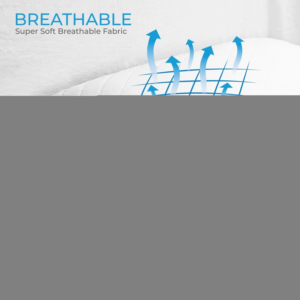 Laura Benasse Queen Size Diamond Elegant Bed Pillows for Side, Back and Stomach Sleepers (Set of 10) - N/A