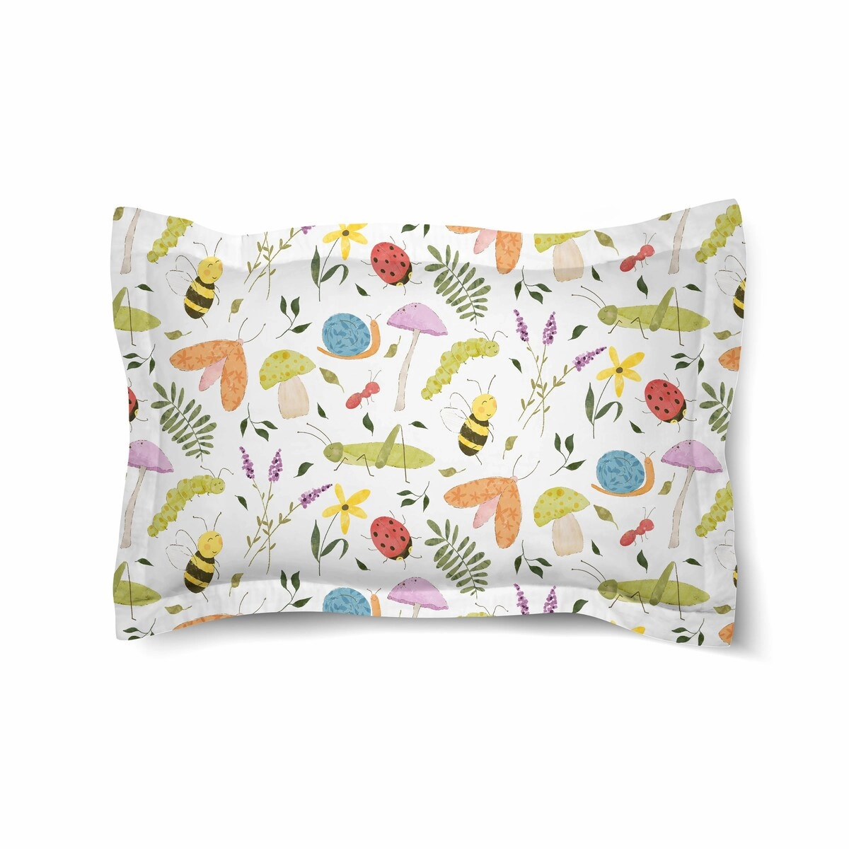 Laural Home Bugalicious Crawlers Comforter Sham pillowcases,cotton pillow covers,bed linen