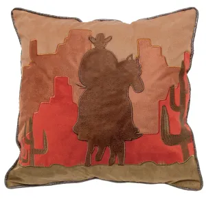 Layered Cowboy Accent Pillow storage cart, utility cart