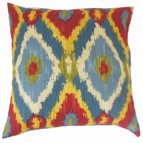 Laythan Ikat Euro Sham Multi pillowcases,cotton pillow covers,bed linen